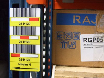 inotec Barcode Etikett Regaldurchfahrten inotec Barcode Etikett Regaldurchfahrten