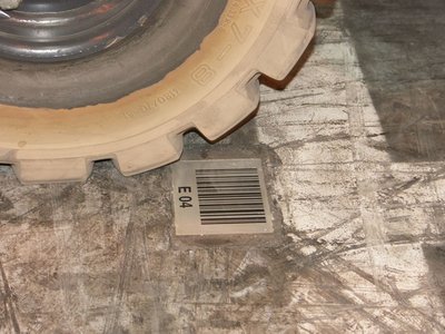 inotec Barcode Bodenmarkierung Floortag Gabelstabler inotec Barcode Bodenmarkierung Floortag Gabelstabler